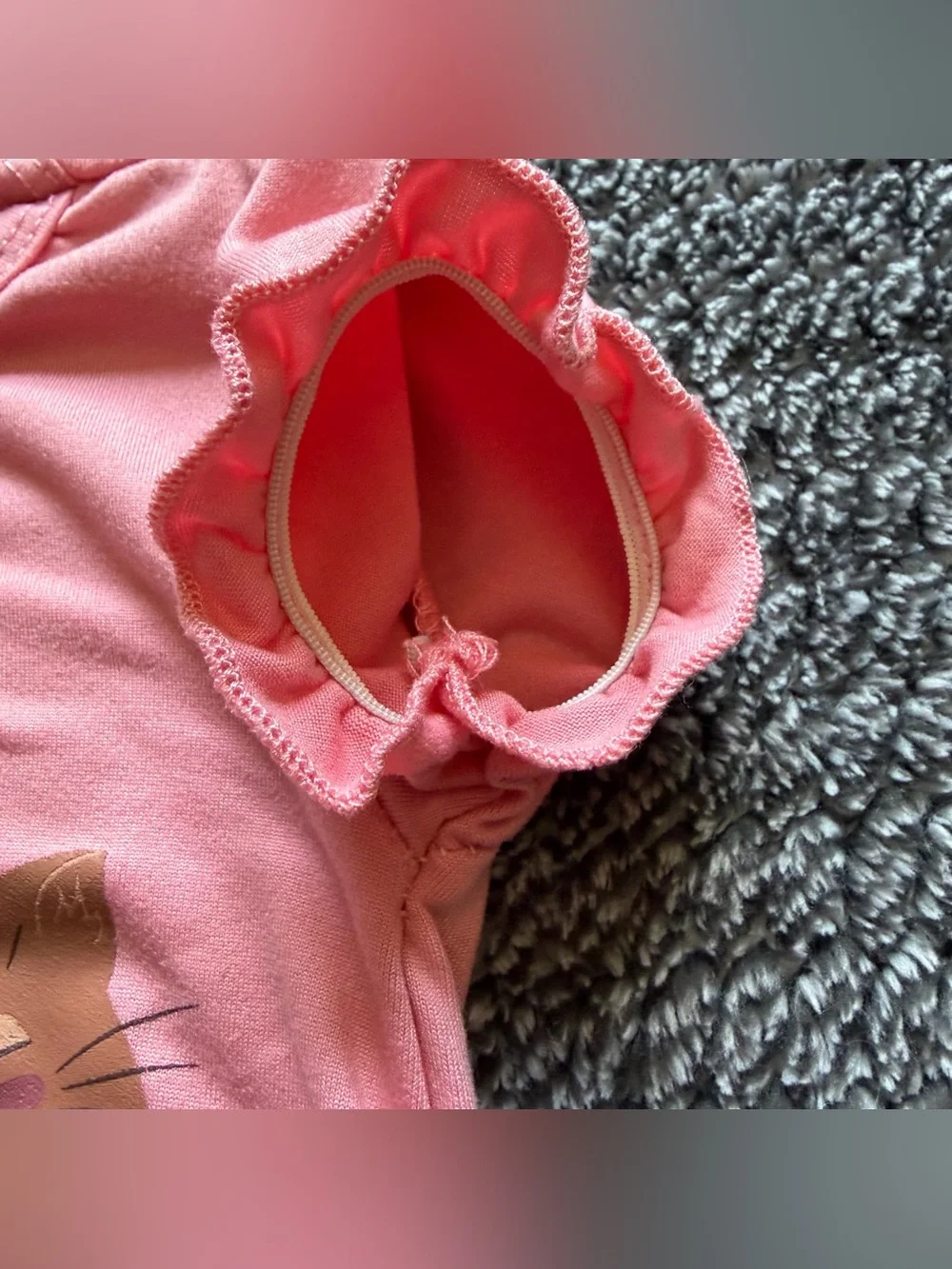 Baby Girl 2T Pink Nightgown Bundle - Cat Themed One Piece Pajamas, Lot Of 2